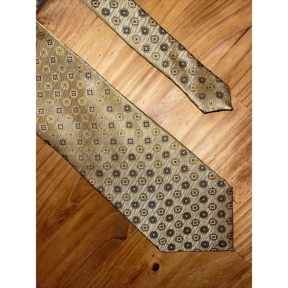 Chas Reed & Co. Collection Neck‎ Tie Men Gold Silk Business Resort Weddings